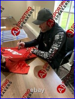 Wayne Rooney Manchester United Shirt Signed best Wishes- With COA £125