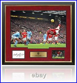 Wayne Rooney Manchester United Signed Photo Display with COA