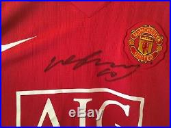 Wayne Rooney Signed AIG Manchester United Shirt EA Fifa 2009 TV