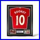 Wayne Rooney Signed Manchester United 2007-09 Home Shirt- Deluxe Framed