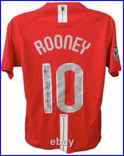 Wayne Rooney Signed Manchester United 2008 Champions League Jersey (Beckett COA)