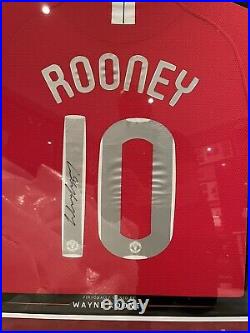 Wayne Rooney Signed Manchester United 2008 League Champions Shirt COA