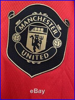 Wayne Rooney Signed Manchester United 2019/2020 Home Shirt Size Large