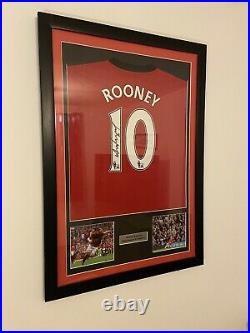 Wayne Rooney Signed Manchester United Football Shirt 2009/10