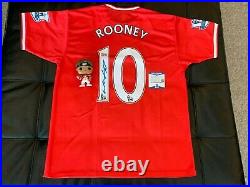 Wayne Rooney Signed Manchester United Jersey Beckett COA