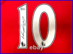 Wayne Rooney Signed Manchester United Jersey (Beckett) Size XL