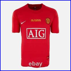 Wayne Rooney Signed Manchester United Shirt 2008 CL Final 10