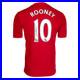 Wayne Rooney Signed Manchester United Shirt 2016-17 Number 10 Autograph Jersey