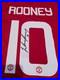 Wayne Rooney Signed Manchester United Shirt Printed Autograph
