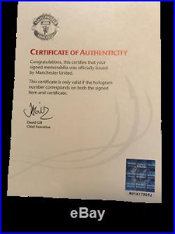 Wayne Rooney signed Manchester United shirt 100% genuine with certificate