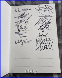 X25 Signed Manchester United Who's Who Hardcover Book Hughes, Stiles, Coppell