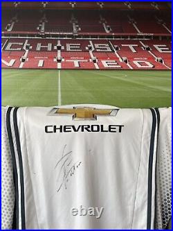 Zlatan Ibrahimovic Signed Manchester United 2016-17 Away Shirt with Fan Style XS